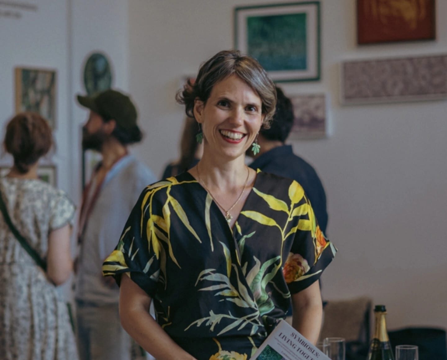 Laura Villares House, curator in a gallery.